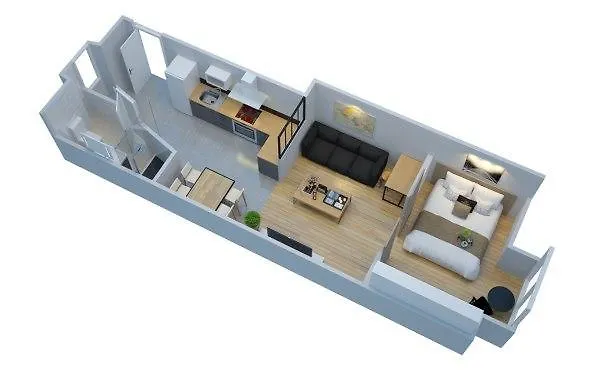 Unsejouranantes - Gite Lamoriciere Апартаменты *